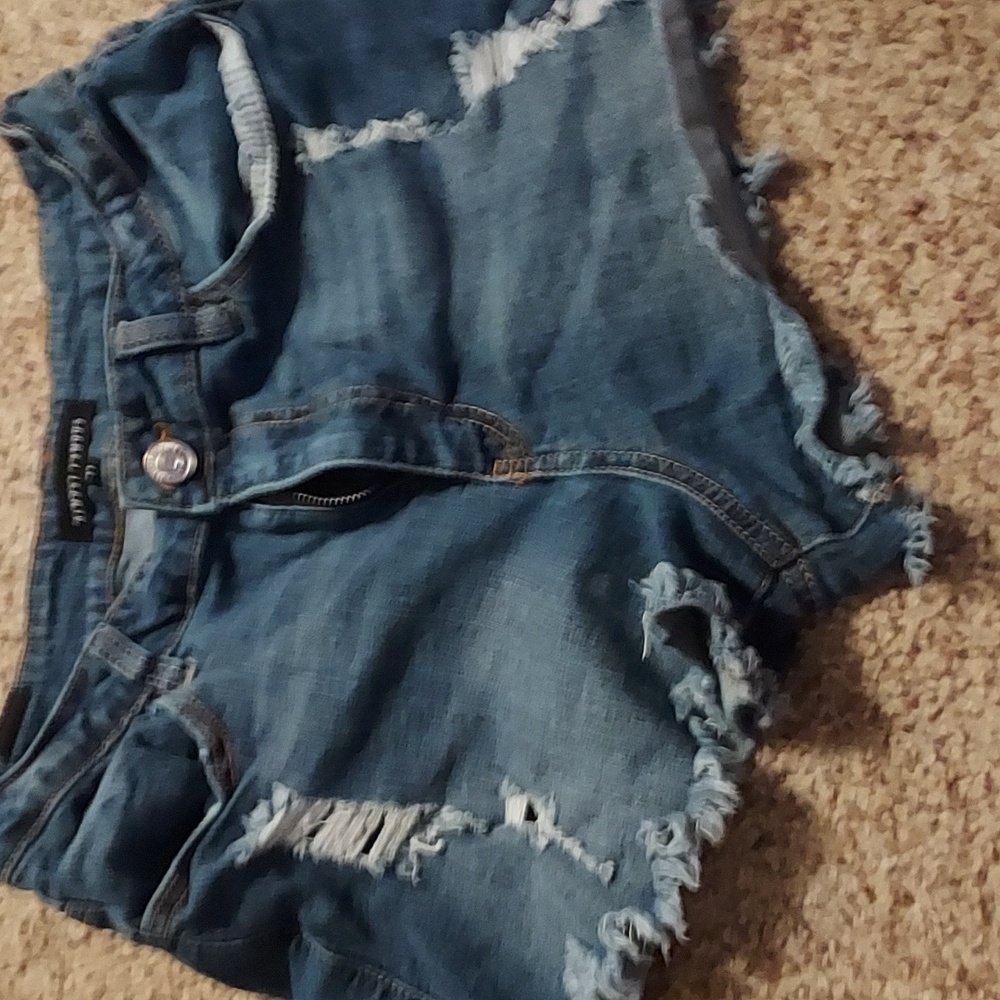 Denim shorts